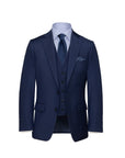 Navy Twill Three Piece Suit with SB Waistcoat