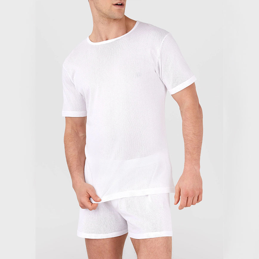 Cellular Cotton Underwear T‑shirt
