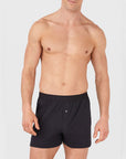 Sea Island Cotton One‑Button Shorts