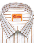 Taupe Striped Shirt