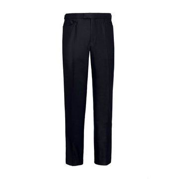 Black Flannel Trousers