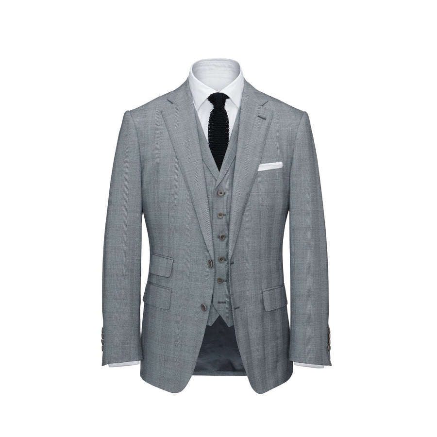 Three-Piece Glen Plaid Suit
