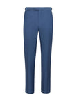 Two-Piece Air Force Blue Contrast Suit