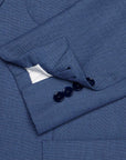 Two-Piece Air Force Blue Contrast Suit