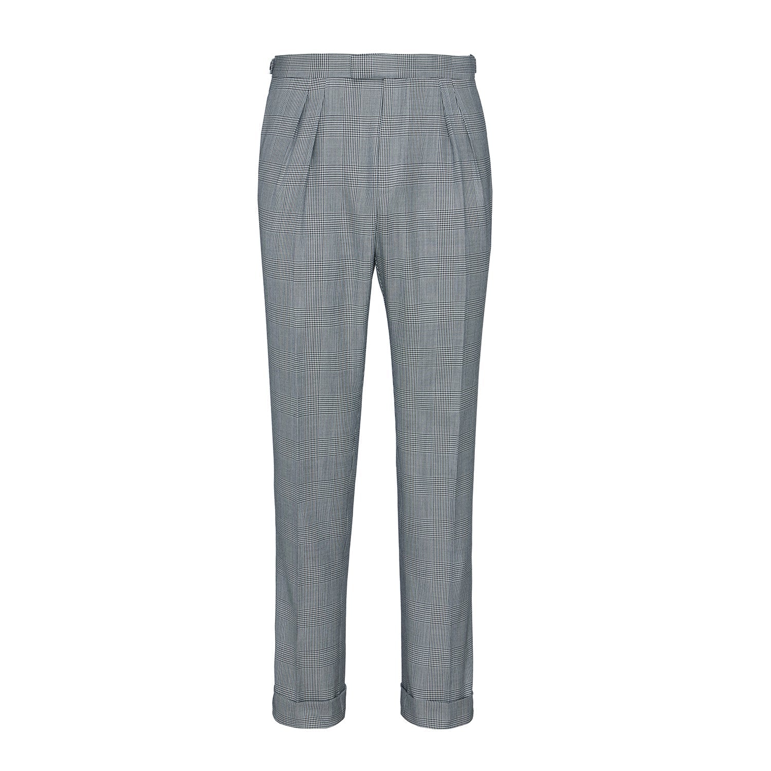 Two-Piece Mid-Grey Glen Check Suit – Mason & Sons USA