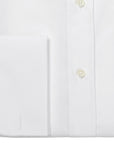 White Fine Twill Double Cuff Shirt