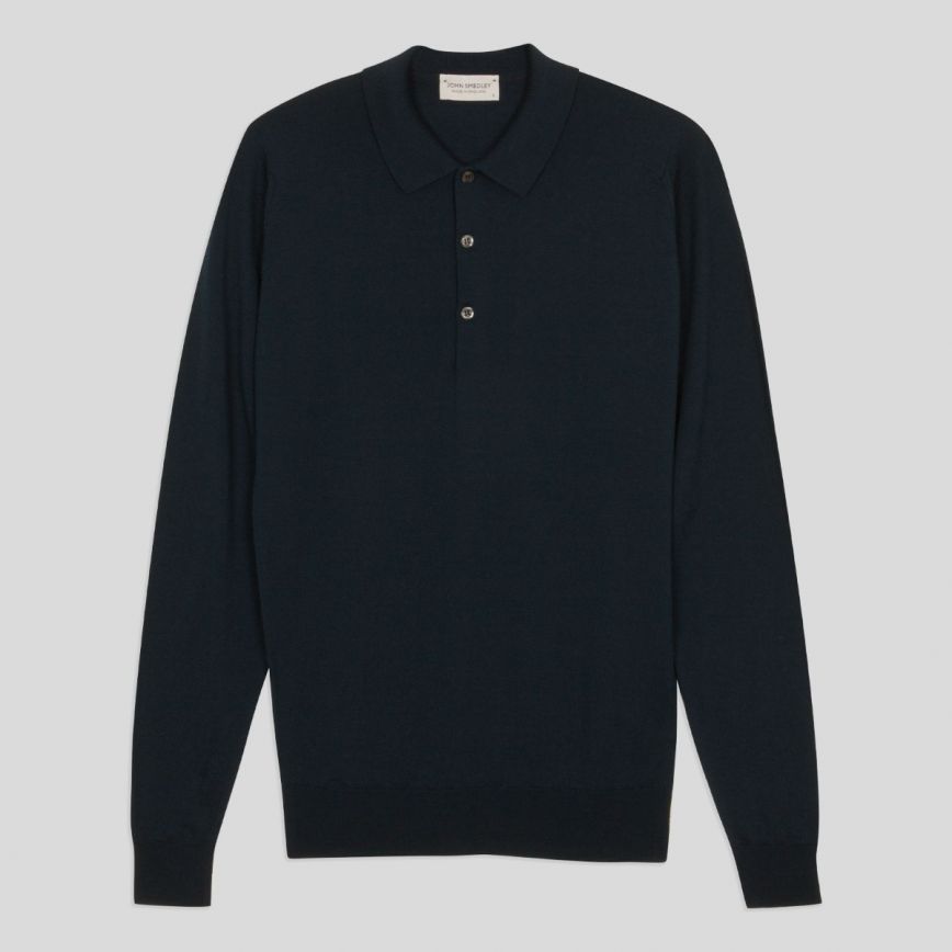 Belper Wool and Cotton Polo Shirt
