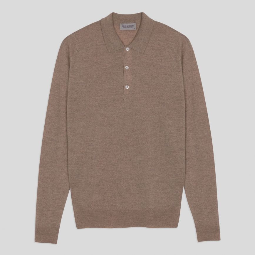Belper Wool and Cotton Polo Shirt