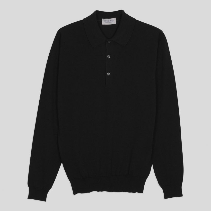 Cbelper Merino Wool and Sea Island Cotton Polo Shirt