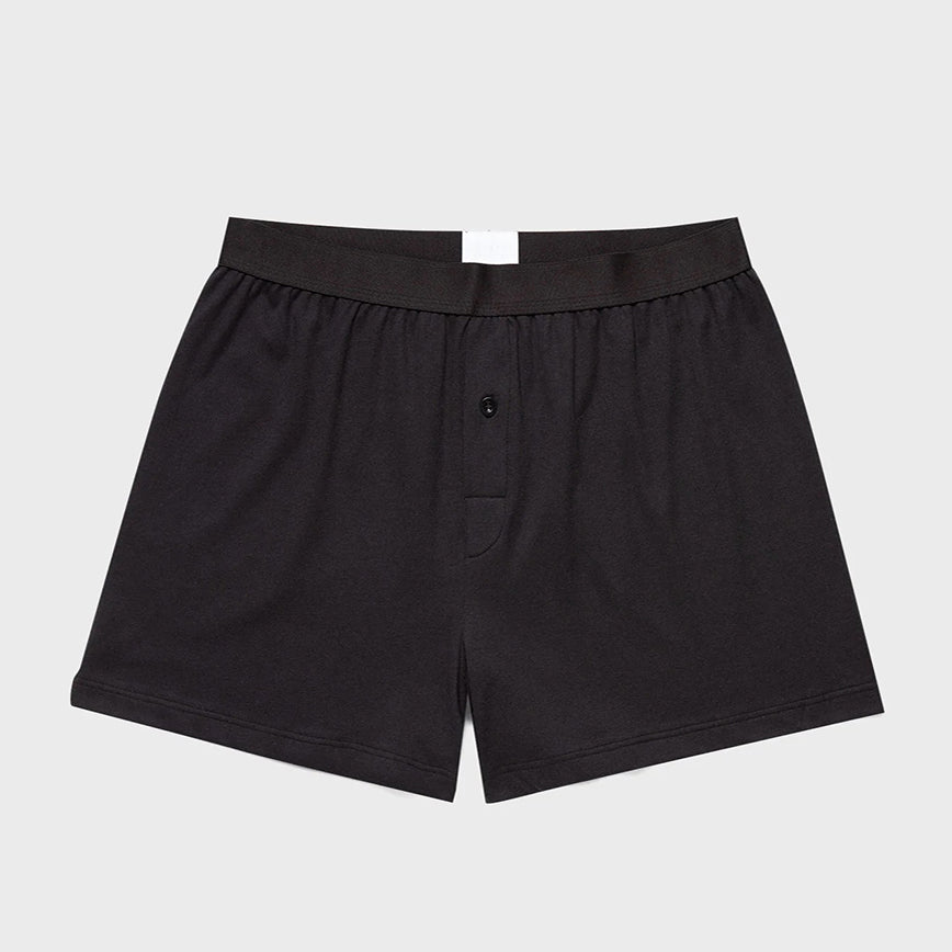 Sea Island Cotton One‑Button Shorts