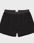 Superfine Cotton One‑Button Shorts