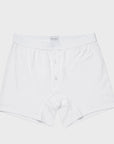 Superfine Cotton Two‑Button Shorts